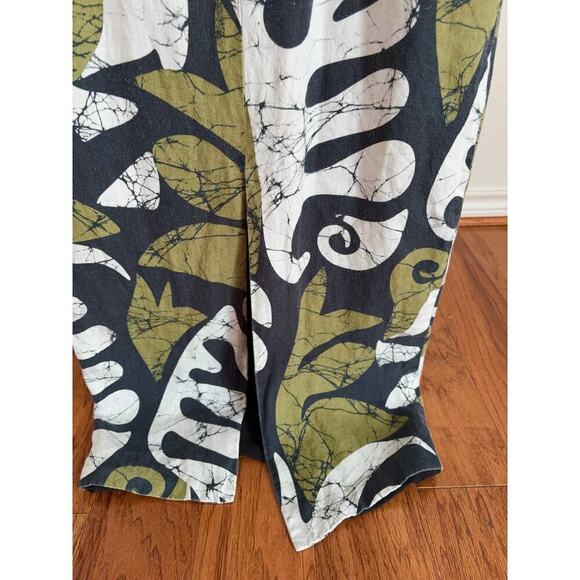 B39 Mara Hoffman Irina Maxi Dress Womens 2 V Neck Boho Resort Tropical - Picture 6 of 10